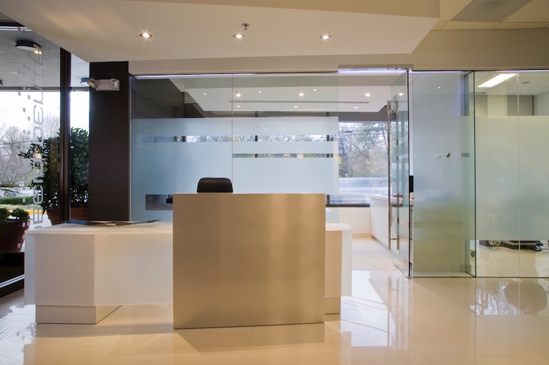 Reception Area at Obeid Dental in Chevy Chase, Maryland